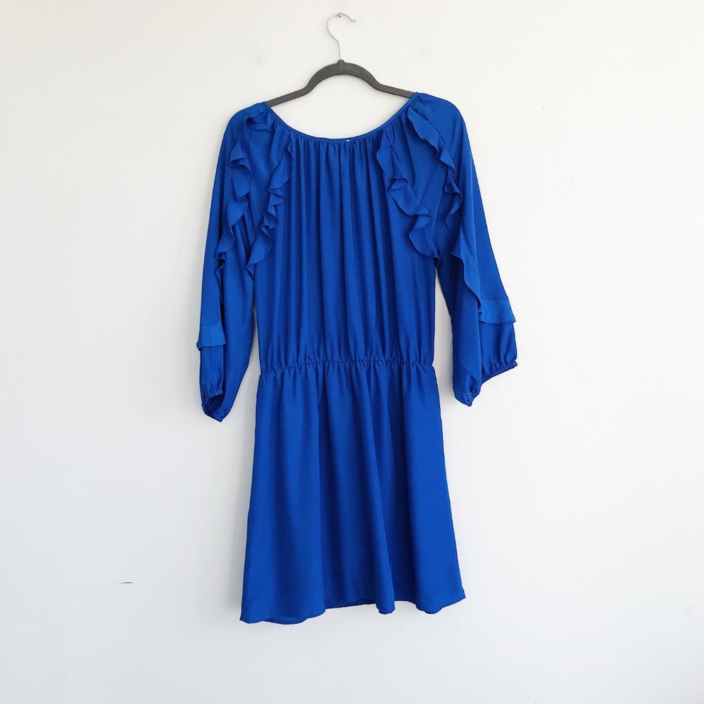 GIANNI BINI BELINDA COBALT DRESS - Picture 2 of 3